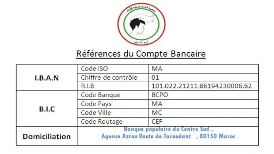 Soutenir l’association