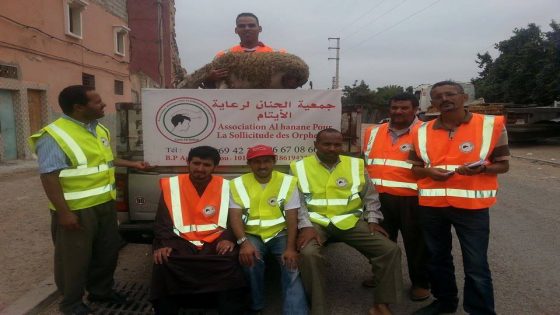 جمعية الحنان لرعاية الأيتام توزع 64 أضحية بمناسبة عيد الاضحى .