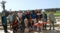 خرجة نحو golf de l’océan بأكادير لفائدة تلاميذ الإعدادي