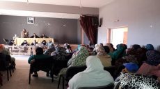 لقاء تواصلي بين اعضاء جمعية الحنان والارامل المستفيدات من الجمعية