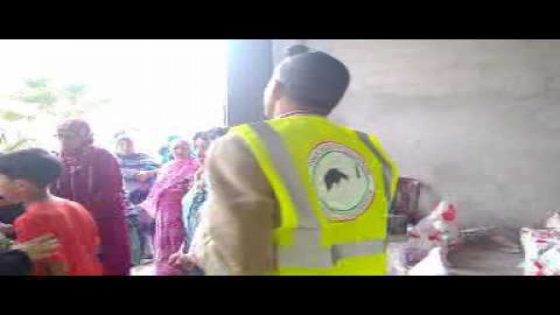 فيديو يوثق عملية توزيع قفف رمضان 2017