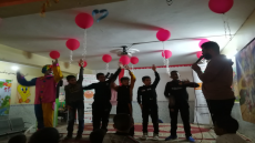 Un événement récréatif pour les orphelins avec les élèves du lycée qualifiant Al-Arabi Al-Banai