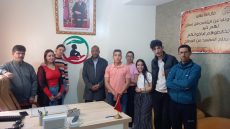 Un groupe d’étudiants de l’Université Internationale d’Agadir visite l’association