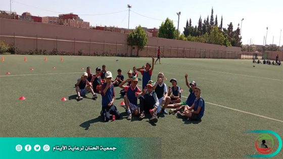 Participation au camp urbain de rugby pour enfants