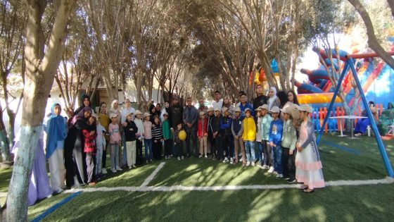 Activité récréative pour les enfants de l’association au complexe Souss à Aït Melloul