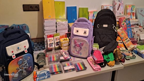 L’activité de distribution des fournitures scolaires pour l’année 2024-2025